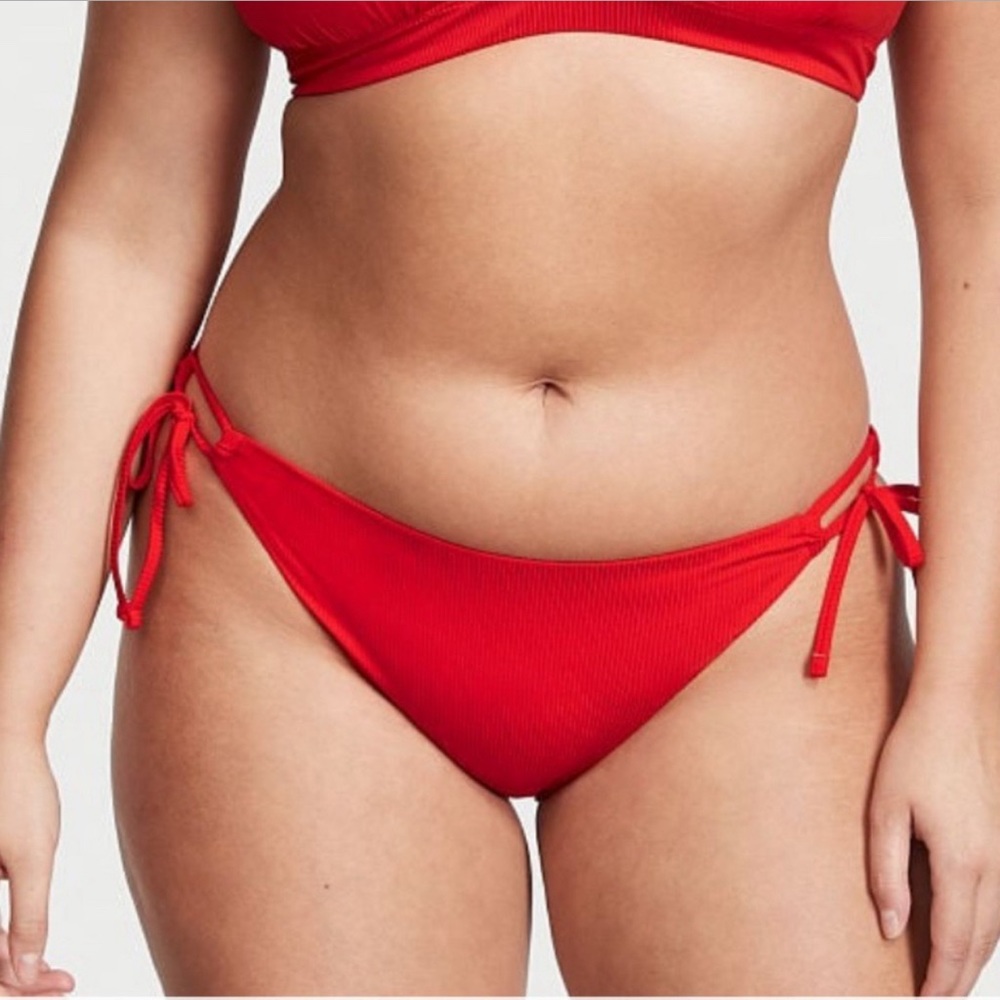 Victoria's Secret Mix-and-Match Side-Tie Swim
Bikini Bottom In **Flame/Red M NIP